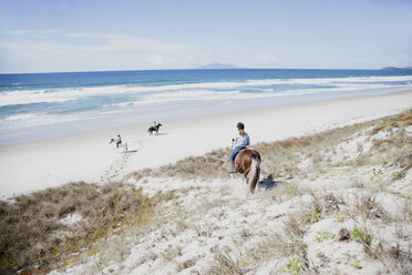 Reiten, Pakiri Beach, Auckland, Neuseeland - ISF16042