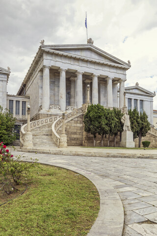 Griechenland, Attika, Athen, Nationalbibliothek, lizenzfreies Stockfoto