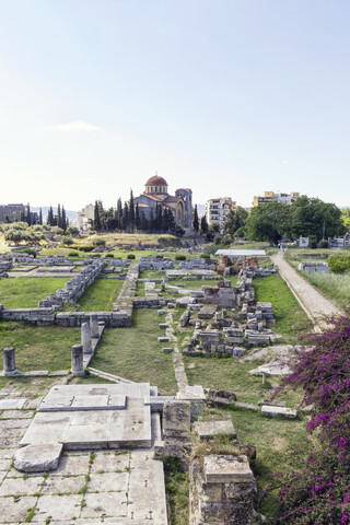 Griechenland, Attika, Athen, Antiker Friedhof Kerameikos, lizenzfreies Stockfoto