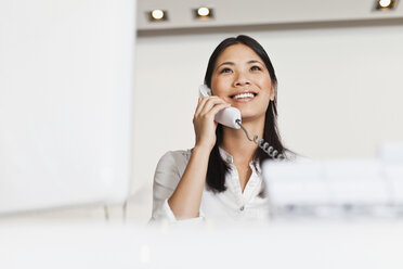 Businesswoman talking on telephone - CUF39279