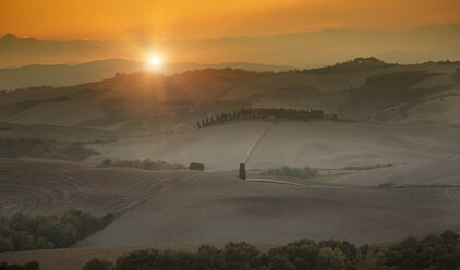 Ländliche Szene, Siena, Orcia-Tal, Toskana, Italien - CUF39538