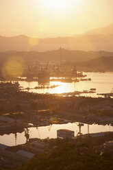 Aerial view of La Spezia and harbor - CUF40188