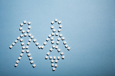 Sugar cubes in shape of couple - CUF40236