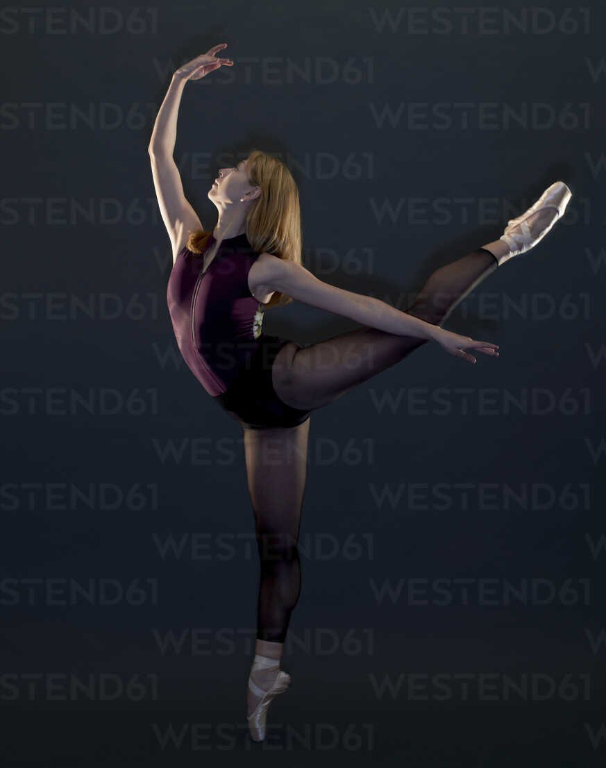 Ballet dancer posing on pointe, Stock Photo, Picture And Royalty Free  Image. Pic. OJO-PE0081001 | agefotostock