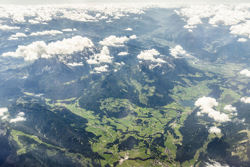 Aerial view of the Alps - CUF41704