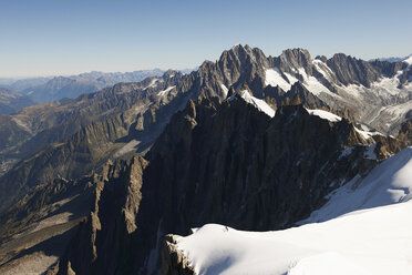 Mountain scene, Chamonix, Haute Savoie, France - CUF42366