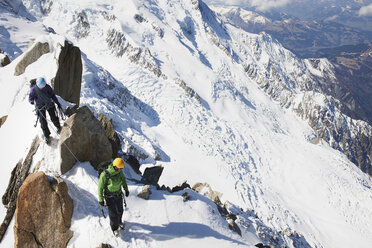 Zwei Bergsteiger, Chamonix, Frankreich - CUF42411