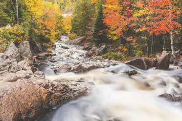 Canada, Ontario, Duchesnay Falls view from the top next to North Bay - WPEF00707