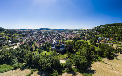 Germany, Hesse, Wetterau, Budingen with Budingen castle - AMF05826