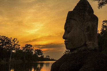 Riesige Buddha-Statue, Angkor Thom, Kambodscha - CUF43282
