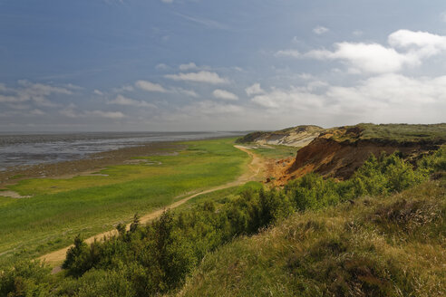 Germany, Noth Frisia, Sylt, Cliff coat near Morsum - GFF01064