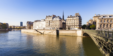 Frankreich, Paris, Pont d'Arcole, lizenzfreies Stockfoto