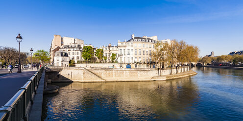 Frankreich, Paris, Pont Sully und Hotel Lambert - WDF04725