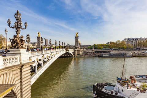 France, Paris, Pont Alexandre III stock photo