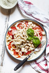 White bean and tomato salad with onions and feta - SBDF03666