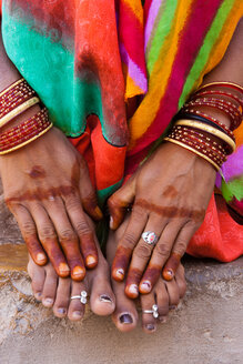 Henna hands, Rajasthan, India - MINF00899