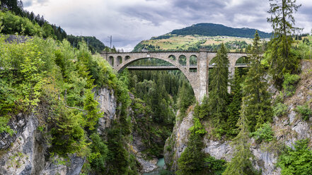 Schweiz, Kanton Graubünden, Solis-Viadukt - STSF01688