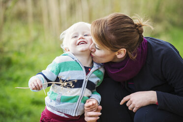 A woman and a small boy, a mother and her son on a walk. - MINF02006