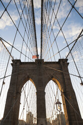 Brooklyn Bridge under blue sky - ISF17132