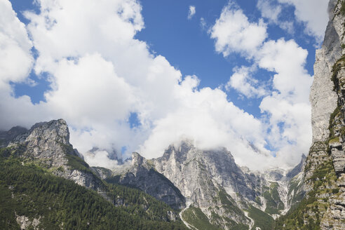 Italien, Trentino, Brenta-Dolomiten, Parco Naturale Adamello Brenta, Croz dell' Altissimo rechts - GWF05580