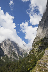 Italien, Trentino, Brenta-Dolomiten, Parco Naturale Adamello Brenta, Croz dell' Altissimo rechts - GWF05581