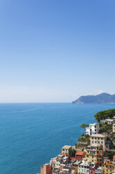 Italien, Ligurien, Cinque Terre, Riomaggiore, Riviera di Levante, typische Häuser - GWF05602