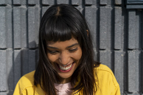 Portrait of laughing young woman - AFVF01036