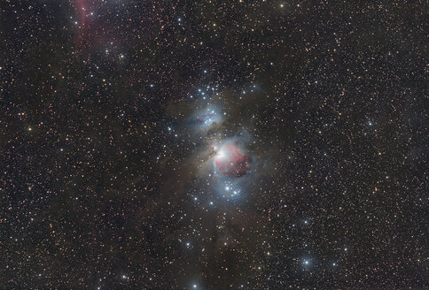 Astrofotografie, Langzeitbelichtung, Emissionsnebel Messier 42 oder Großer Orionnebel - THGF00064