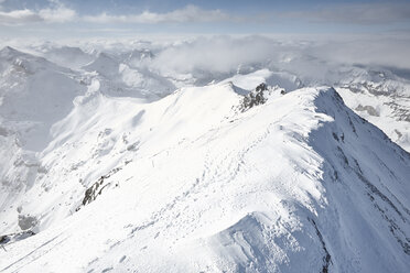 Blick auf das Schilthorn, Murren, Berner Oberland, Schweiz - ISF18334