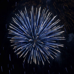 Fireworks exploding in night sky - ISF18535