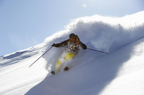 Skier going downhill - ISF18541