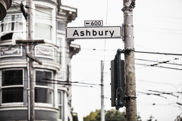 Ashbury-Zeichen, San Francisco, Kalifornien, USA - ISF18567