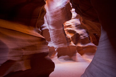 Eroded sandstone cave, Antelope Canyon, Page Arizona, USA - ISF18576