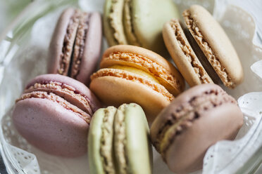 Close up still life of colorful macarons - ISF18581