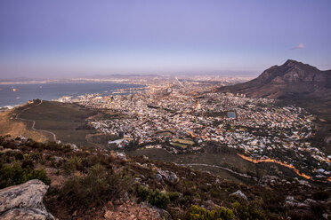 South Africa, Cape Town, sunset above the sea - DAWF00681