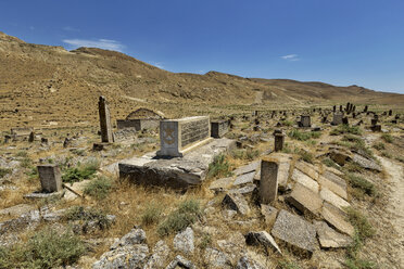 Azerbaijan, Gobustan, grave yard at Gobustan National Park - FPF00188
