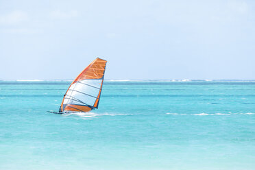 Mauritius, Grand Port District, Pointe d'Esny, sail boarder - MMAF00428