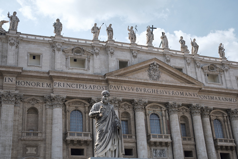 Italien, Vatikanstadt, Petersdom, Petersplatz, lizenzfreies Stockfoto