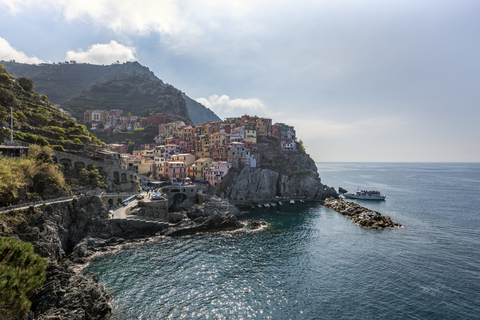 Italy, Liguria, La Spezia, Cinque Terre National Park, Manarola stock photo