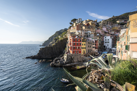 Italy, Liguria, La Spezia, Cinque Terre National Park, Riomaggiore stock photo