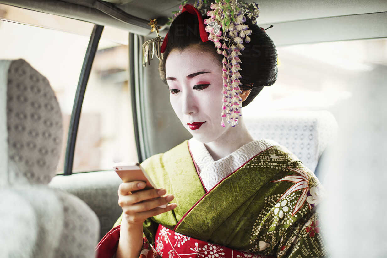 Japanese geisha, girl, (taka-shimada…» — создано в Шедевруме