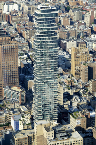 USA, New York, Manhattan, Wolkenkratzer, lizenzfreies Stockfoto