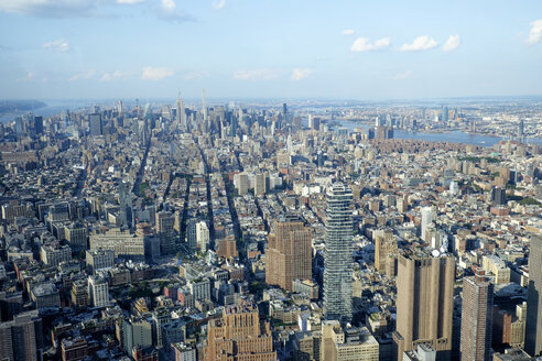 USA, New York, Manhattan, One World Trade Center und Hochhäuser - HLF01106