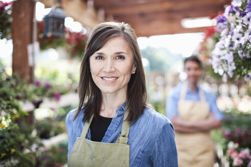 Garden centre nursery Caucasian woman owner and employee. - MINF06914