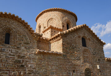 Albanien, Gjirokaster, bei Piskove, Kirche mit quadratischem Kreuz, Marienkirche von Kosina - SIEF07839