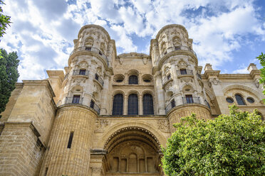 Außenansicht der Kathedrale von Malaga, Malaga, Andalusien, Spanien. - MINF07467