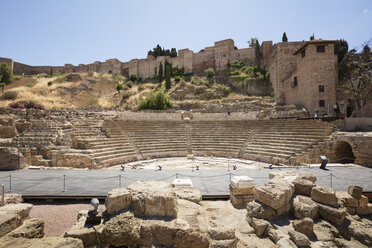 Spain, Andalusia, Malaga, Roman theater and Alcazaba - WIF03562