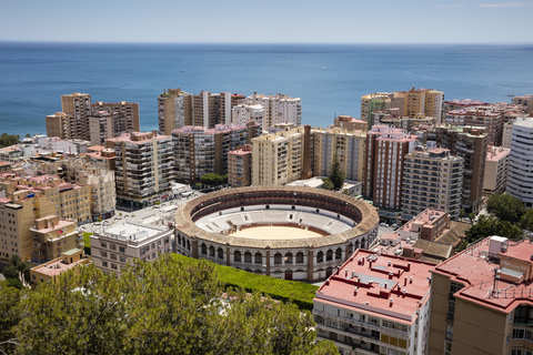 Spanien, Andalusien, Malaga, Stierkampfarena La Malagueta, lizenzfreies Stockfoto