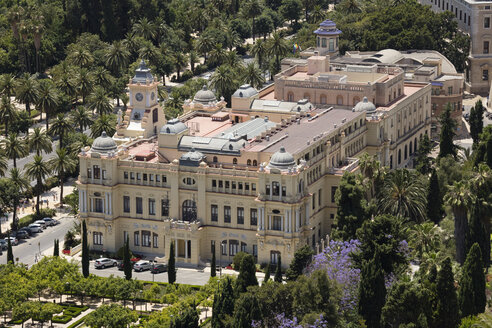 Spanien, Andalusien, Malaga, Rathaus - WIF03569