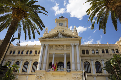 Spanien, Andalusien, Malaga, Rathaus - WIF03571